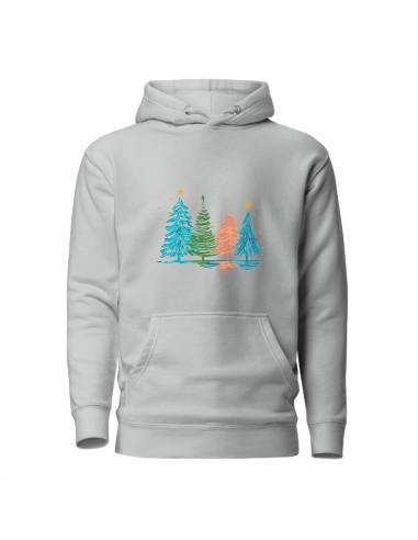 Sudadera con capucha Christmas Trees