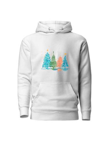 Sudadera con capucha Christmas Trees