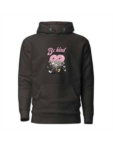 Sudadera con capucha Be kind to your heart