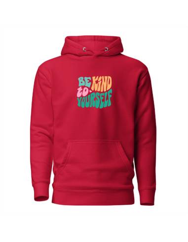 Sudadera con capucha Be kind to yourself