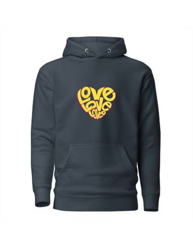 Sudadera con capucha Love Heart